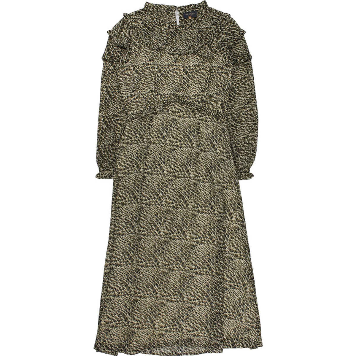 WYSE London Patterned Midi Dress