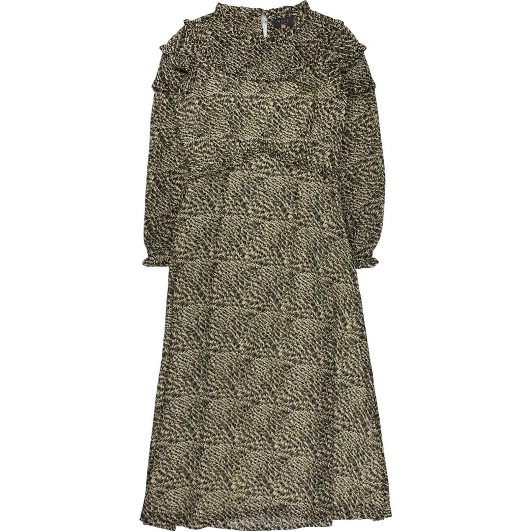 WYSE London Patterned Midi Dress
