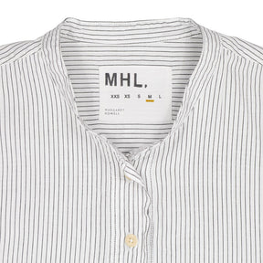 MHL White Striped Cotton Shirt