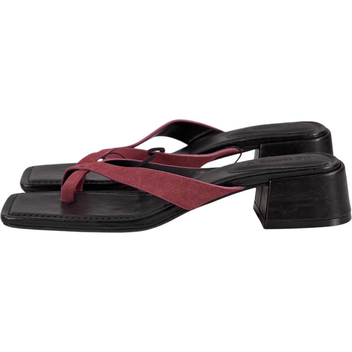 Pull & Bear Pink Suede Sandals