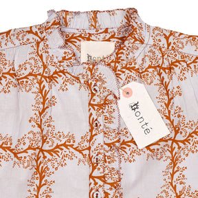 Bonte Ice Blue Patterned Anais Shirt