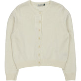 Baukjen Cream Wool Blend Crew Neck Cardigan