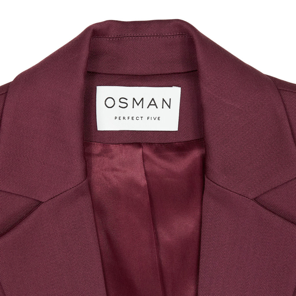 Osman Burgundy Bette Blazer