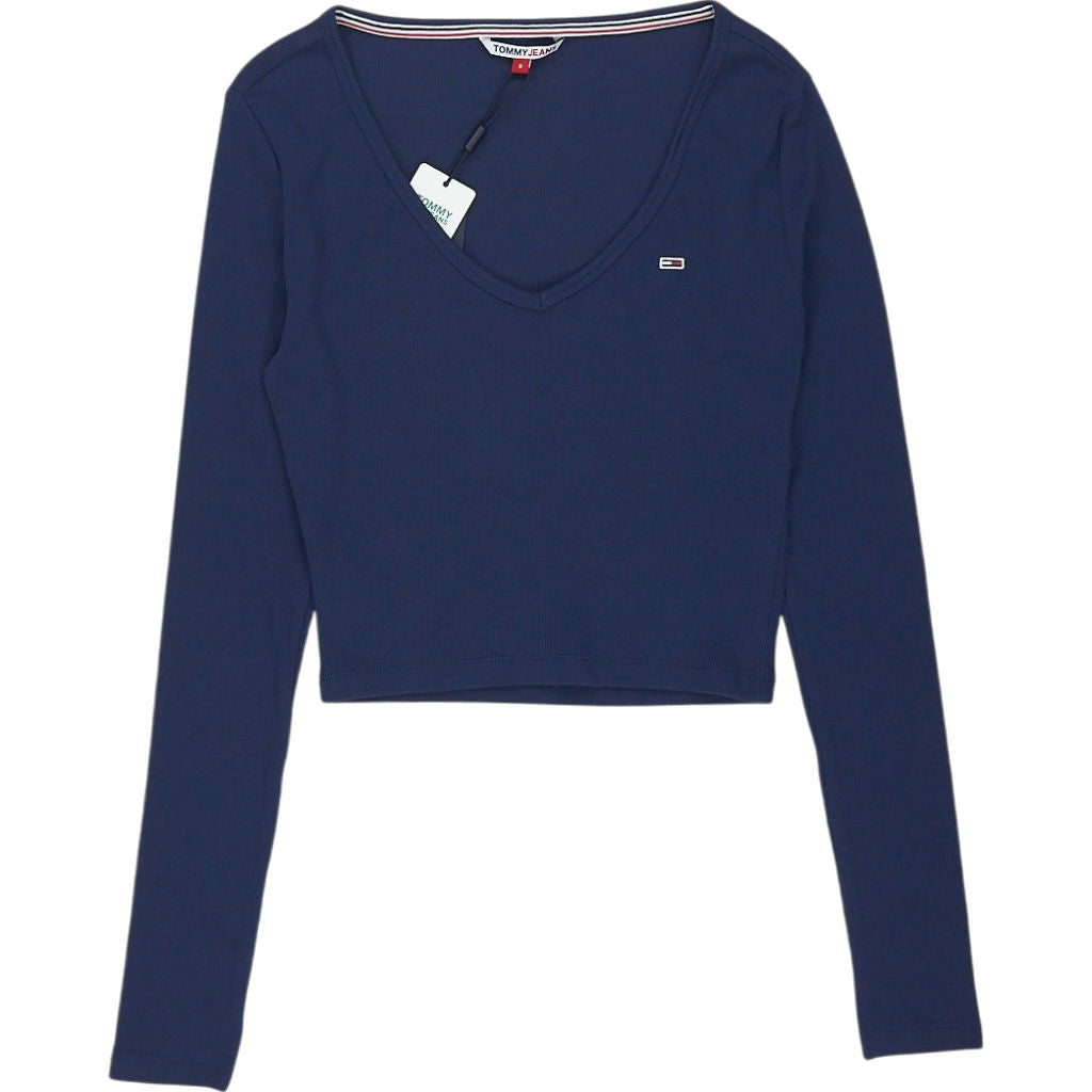 Tommy Jeans Navy Longsleeve Top