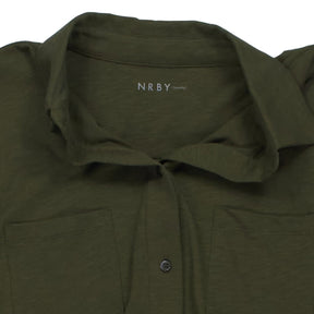 NRBY Green Button-Up Shirt