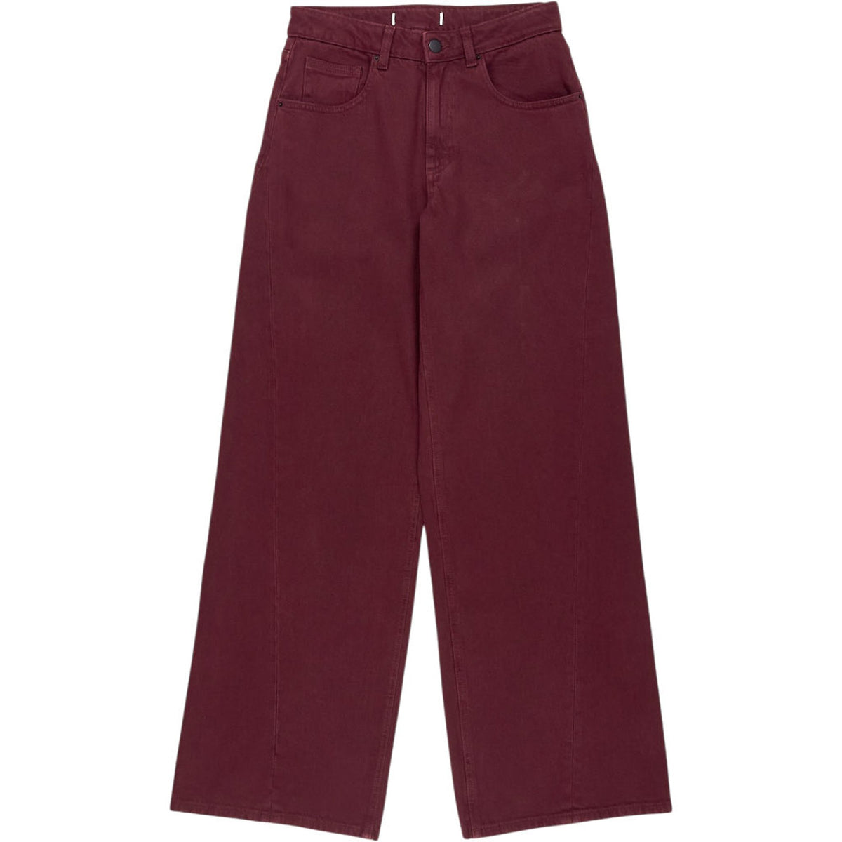 seventy + mochi Red Wide Leg Jeans