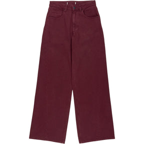seventy + mochi Red Wide Leg Jeans