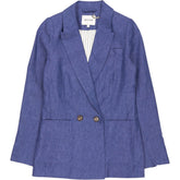 WYSE Blue Alaina Double Breasted Blazer