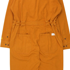 L.F. Markey Burnt Orange Canvas Boilersuit