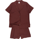 Comfy Brown Co-Ords Set Shirt and Shorts