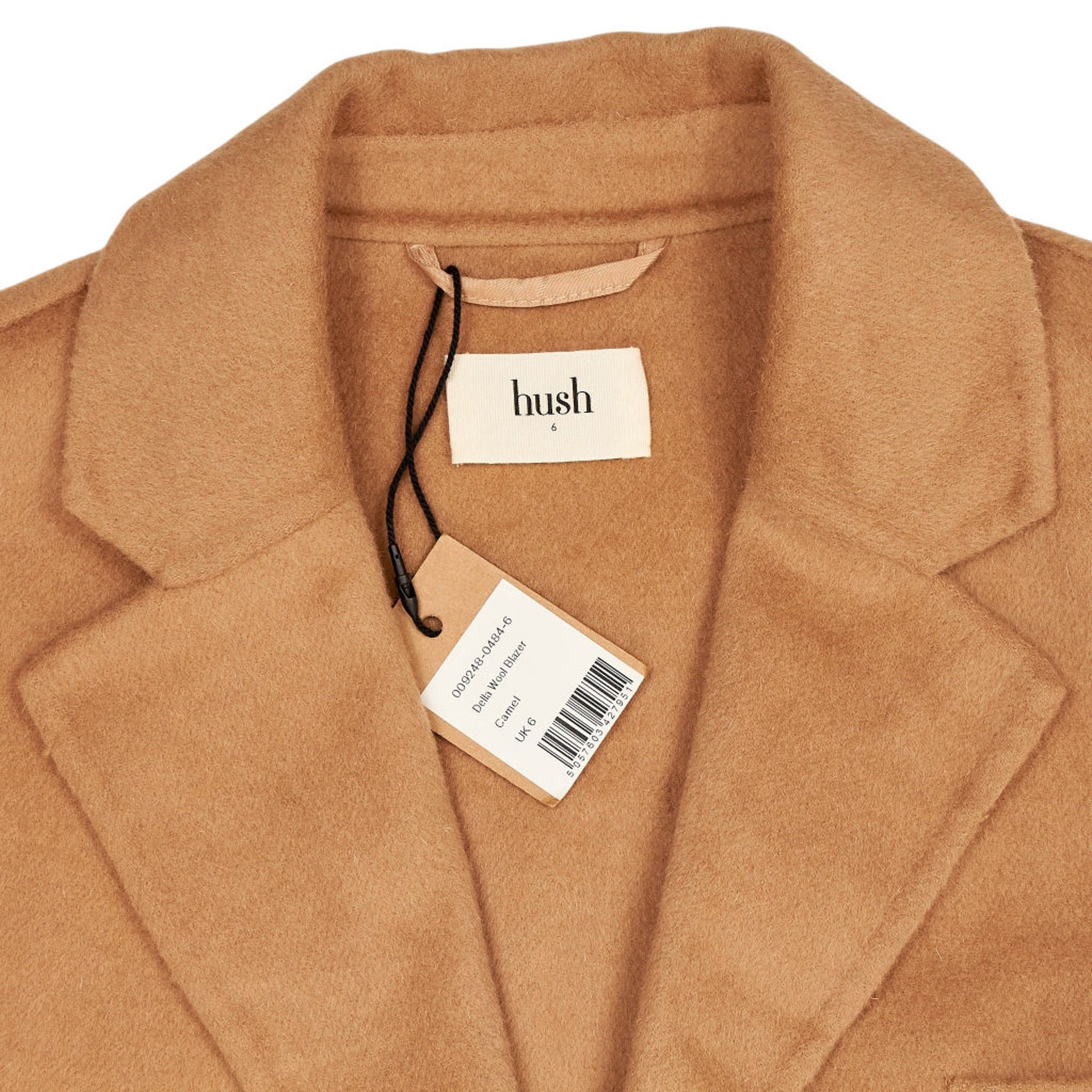 Hush Camel Della Wool Blazer