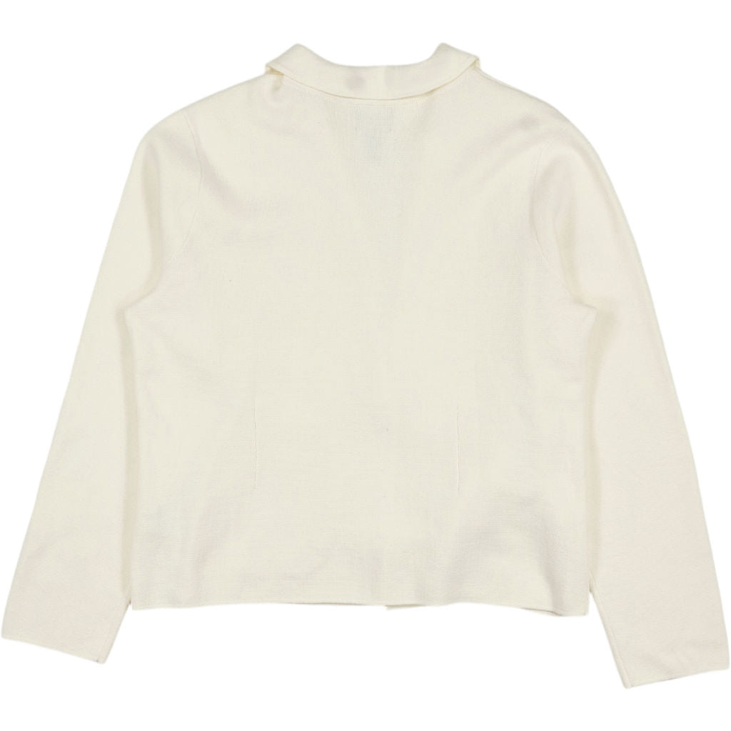 Lands' End Cream Cotton Blazer Jacket