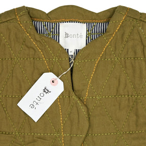 Bonte Olive Estelle Jacket Quilted Sleeveless