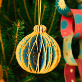 Honeycomb Bauble - 3 individual colours