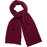 YMC Burgundy Lambswool Scarf