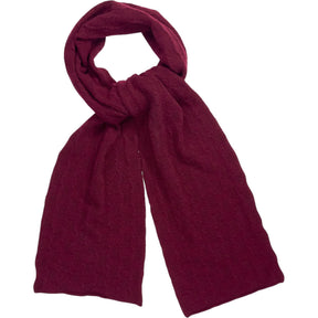YMC Burgundy Lambswool Scarf