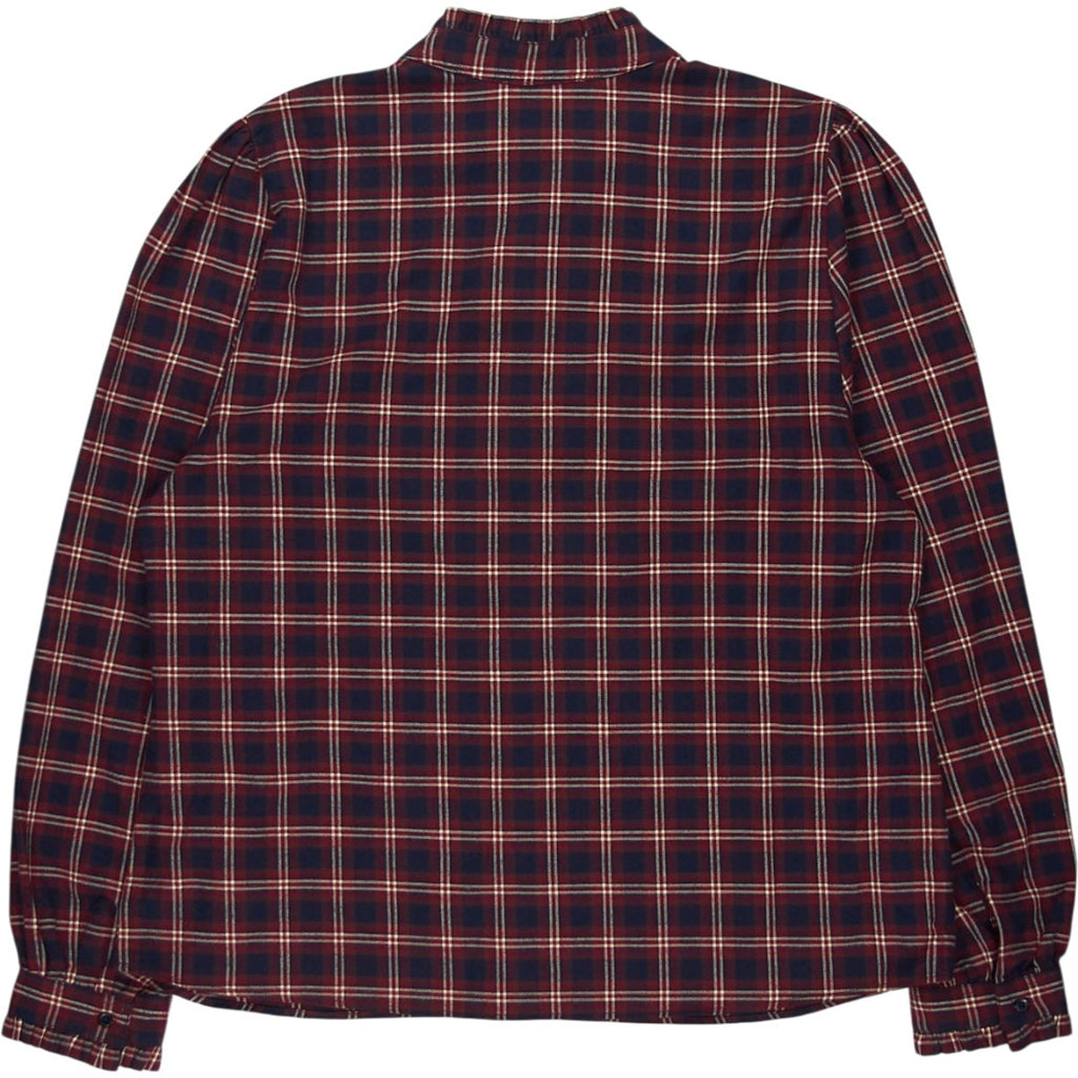 Baukjen Red Plaid Ruffle Blouse