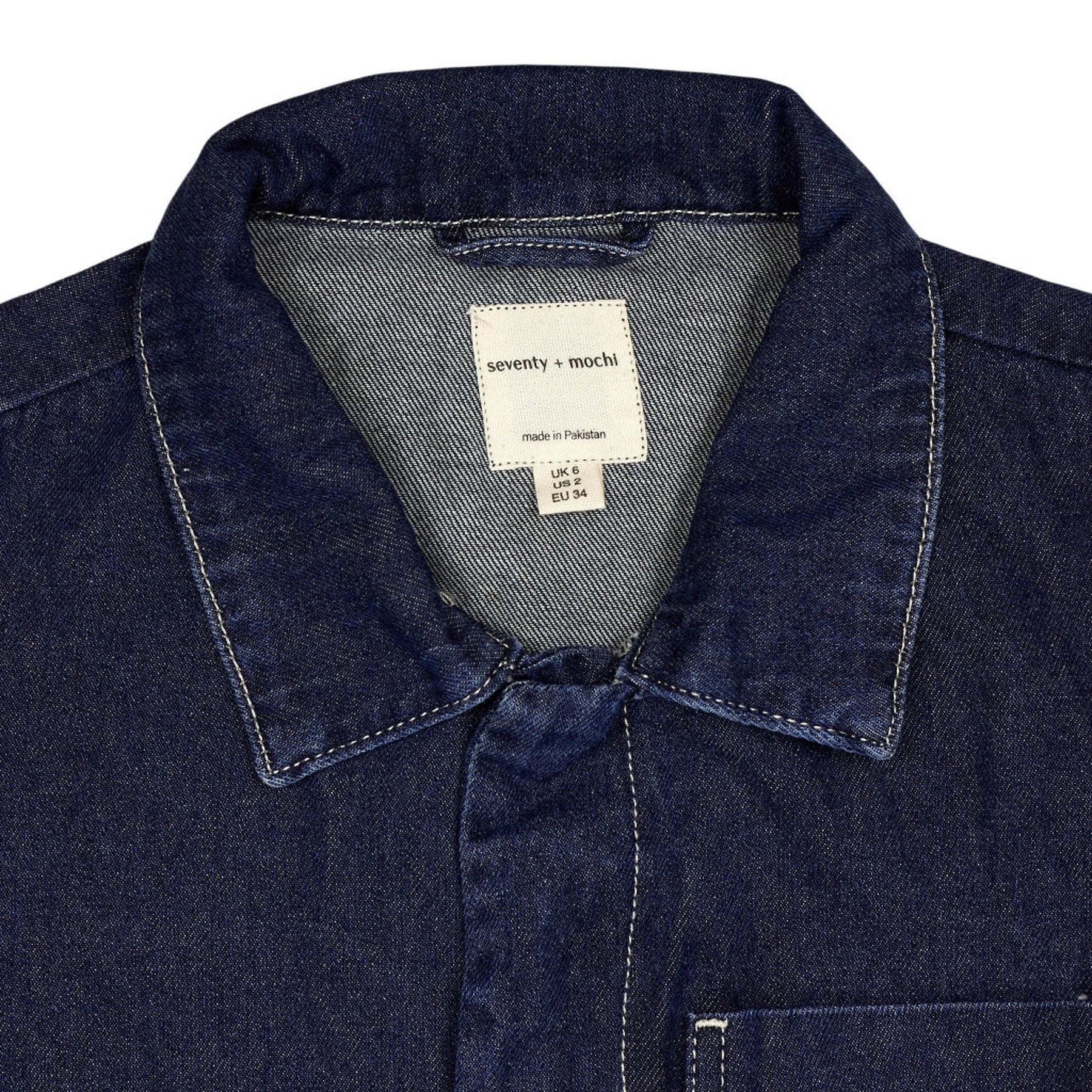 seventy + mochi Blue Denim Jumpsuit