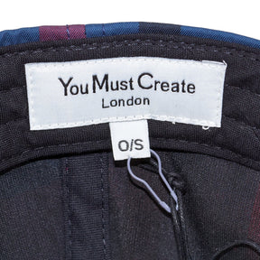 YMC Blue Red Check Baseball Cap