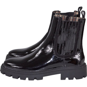River Island Black Patent Boots