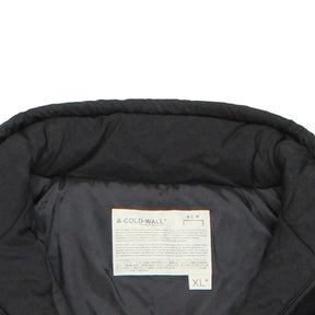 A Cold Wall Black Quarter Zip Piping Jacket