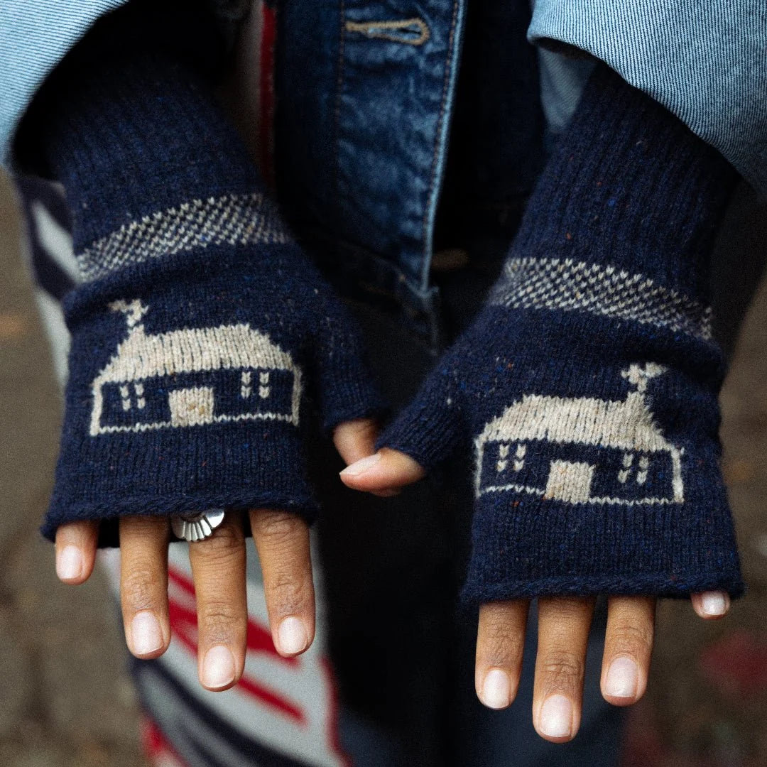 "Teachín" Merino Wool Wrist Warmers