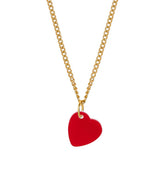 Recycled Red Heart Charm Necklace by Tatty Devine - 2 colours