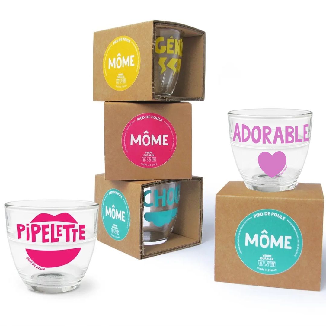 French Gigogne Duralex Canteen Glasses - 6 designs