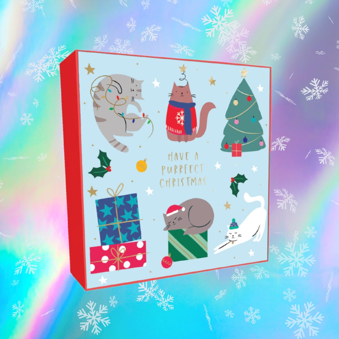 Christmas Cats Christmas cards - pack of 8