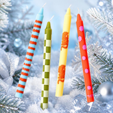 Design Dinner candles - Set of 4 - Colour Me Cool
