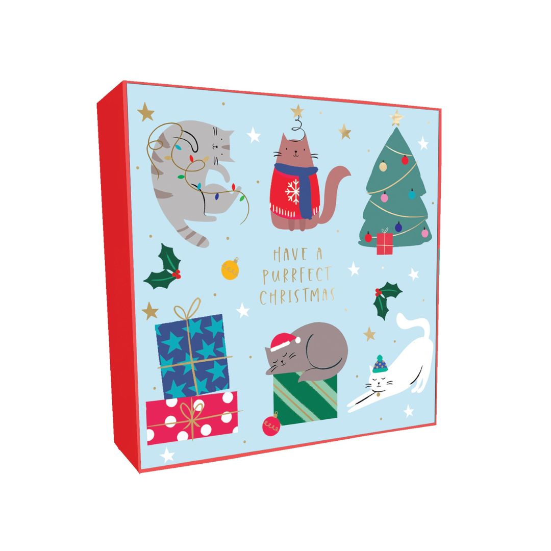 Christmas Cats Christmas cards - pack of 8