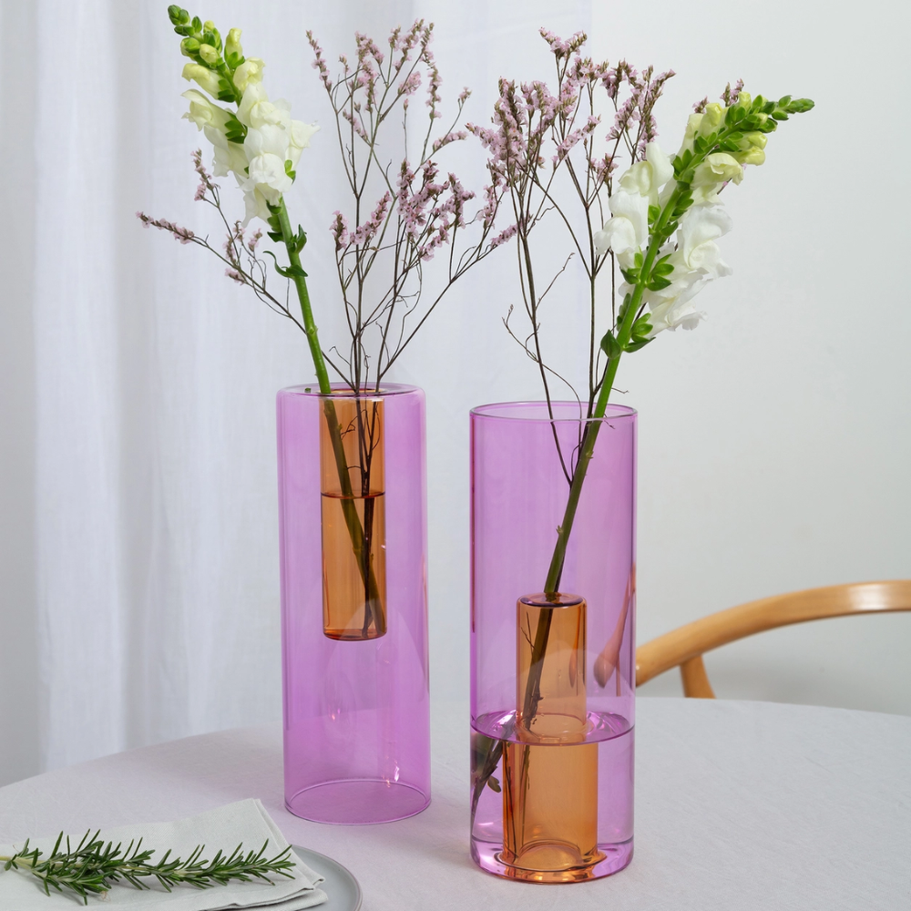 Reversible Glass Vase Large - 2 colours