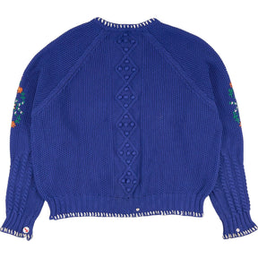 YMC Blue Knit Cardigan L