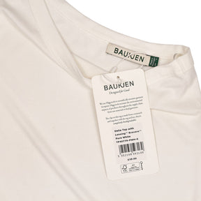 Baukjen White Delia Asymmetric Top