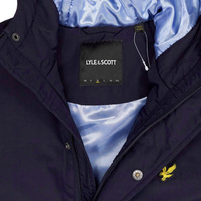 Lyle & Scott Navy Blue Padded Hood Jacket