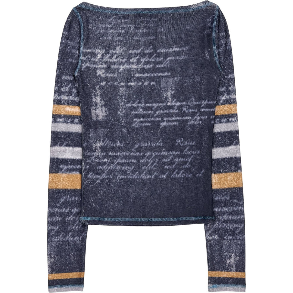 Urban Outfitters Blue Graphic Long Sleeve Top