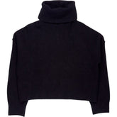 Hush Black Wool Blend Roll Neck Jumper
