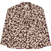Hush Brown Cream Patterned Shirt