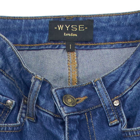 Wyse Blue Wide Leg Jeans
