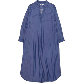 NRBY Blue Long Sleeve Shirt Dress