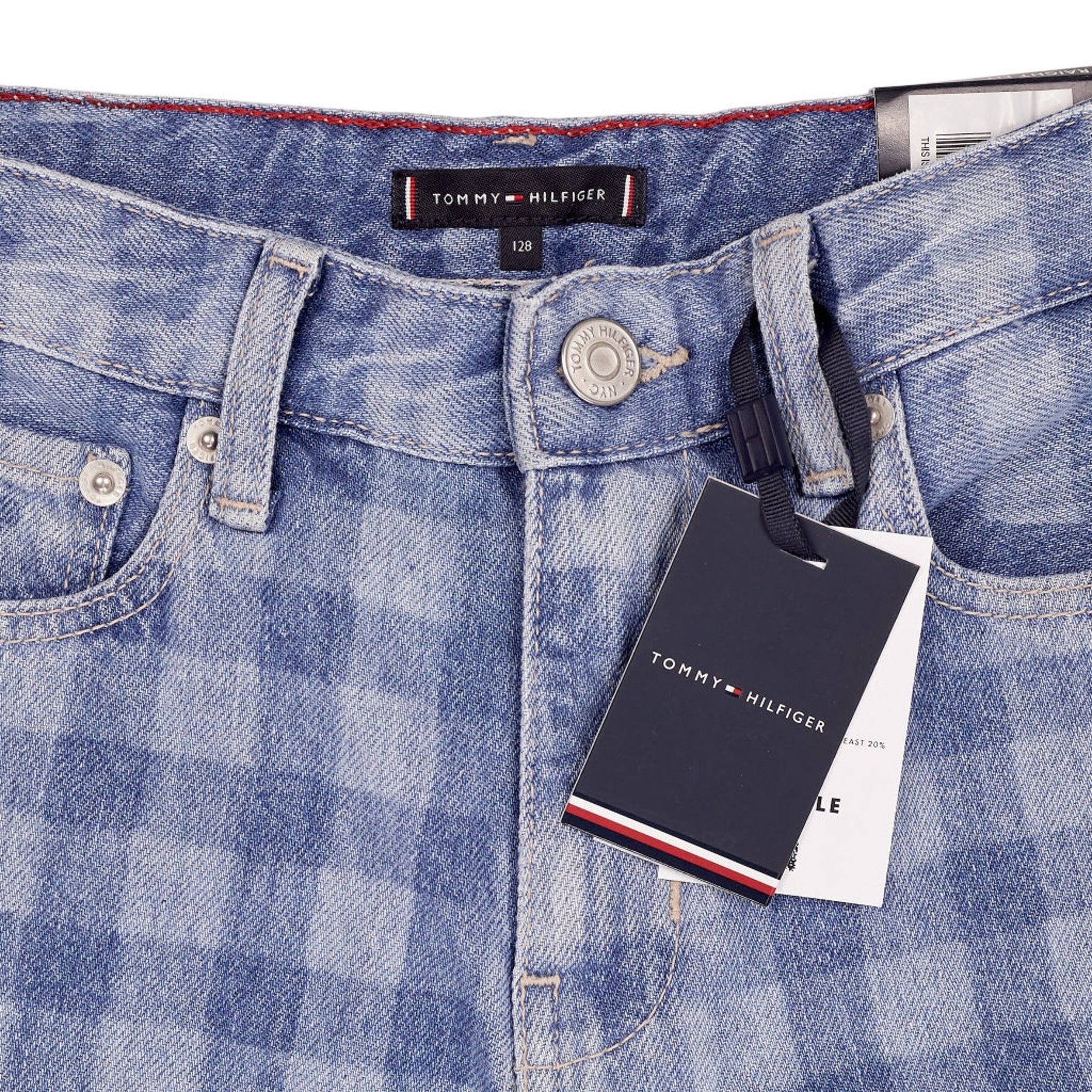 Tommy Hilfiger Blue Check Baggy Shorts