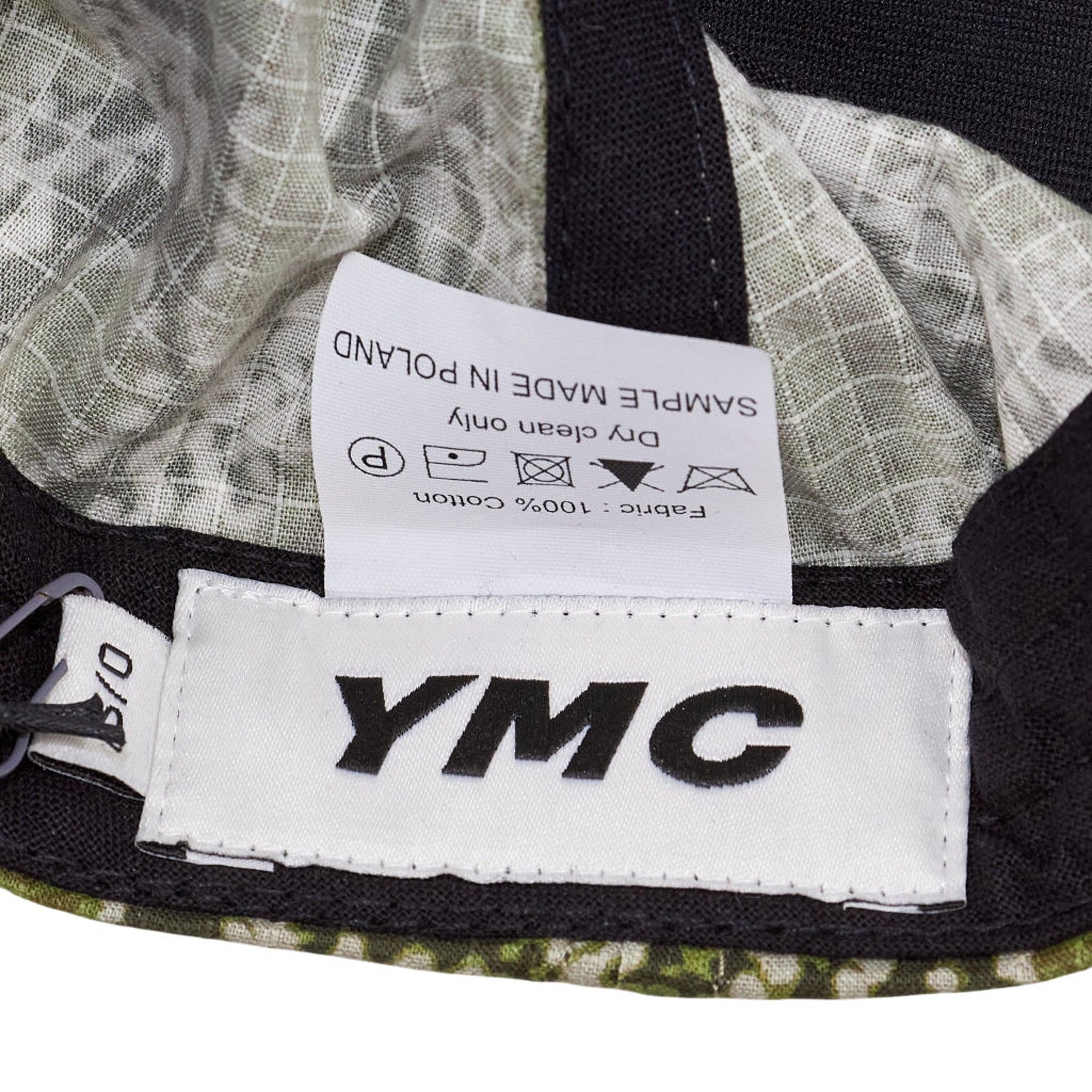 YMC Green Snakeskin Pattern Cap