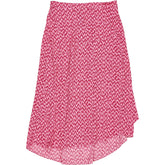 Hush Pink Zig Zag Midi Skirt