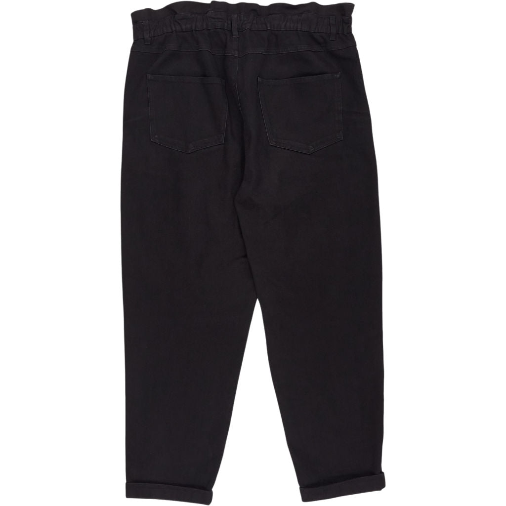Baukjen Black Cotton Trousers