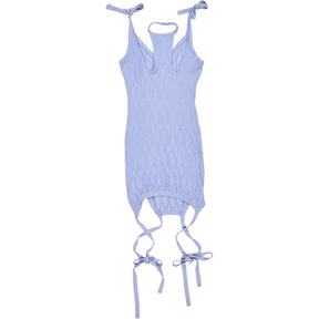 SRVC Blue Knitted Dress
