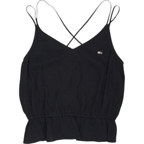 Tommy Hilfiger Black Viscose Strappy Top