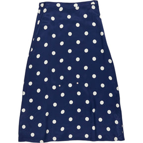 Baukjen Navy Polka Dot Doris Skirt