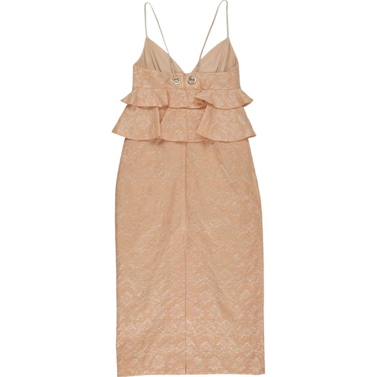 Mother of Pearl Beige Ruffle Dress