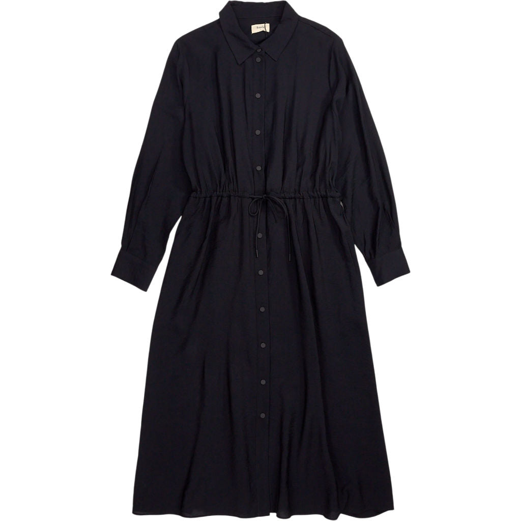 Hush Black Alexa Midi Shirt Dress