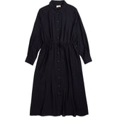 Hush Black Alexa Midi Shirt Dress